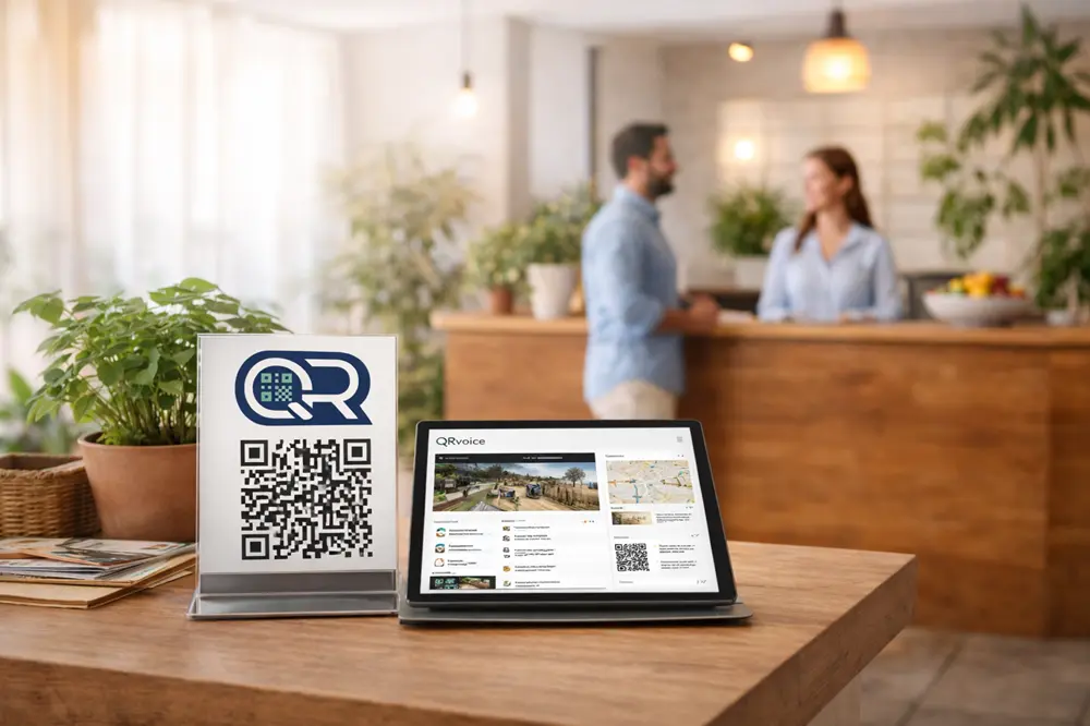 QRvoice per informazioni locali dedicate agli ospiti